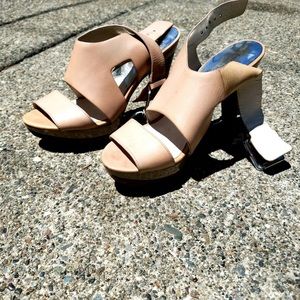 Michael Kors Tan Chunky Sandals
